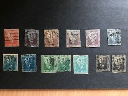 1851/52 + 1857/59, Toskana - Löwe mit Wappenschild