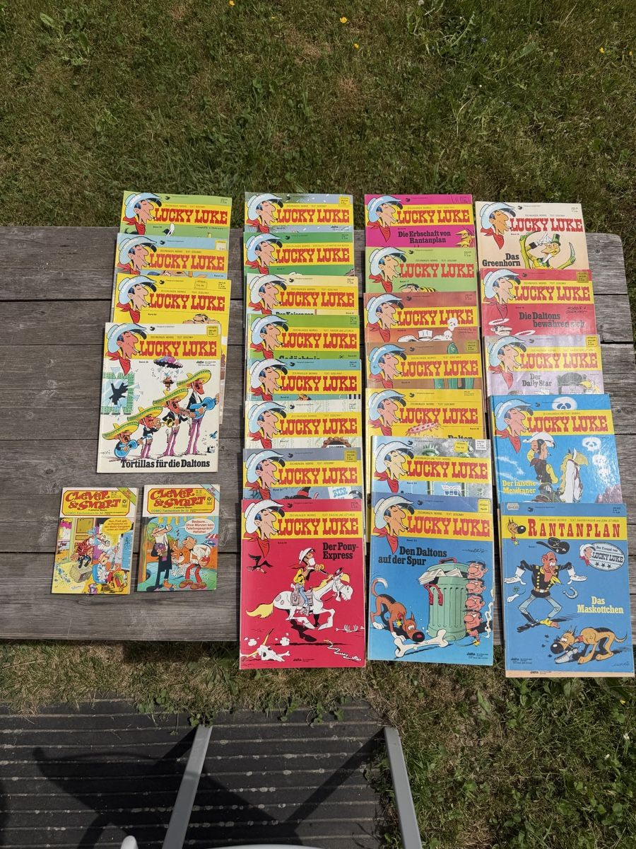 Fumetti: Grosse Comic Sammlung: Asterix, Lucky Luke, Clever&Smart – Usato da Samstagern venduto da Schweinchendick
