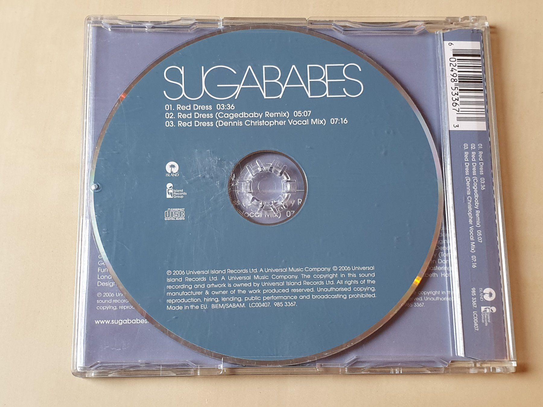 CDs: Sugababes Red Dress – Gebraucht aus Stansstad von collectorsshop 1