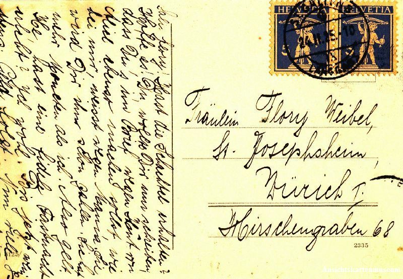 Cartoline postali: Der Preis ... + 1925 – Usato da Emmenbrücke venduto da teestube 1