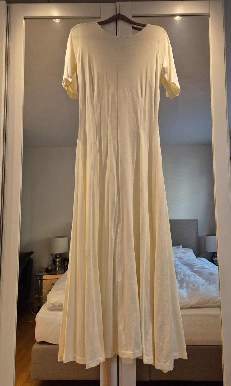 Vestiti: CAES Kleid Elfenbein / Off-White – Nuovo e nell'imballaggio originale da Zug venduto da OliviaK7 5