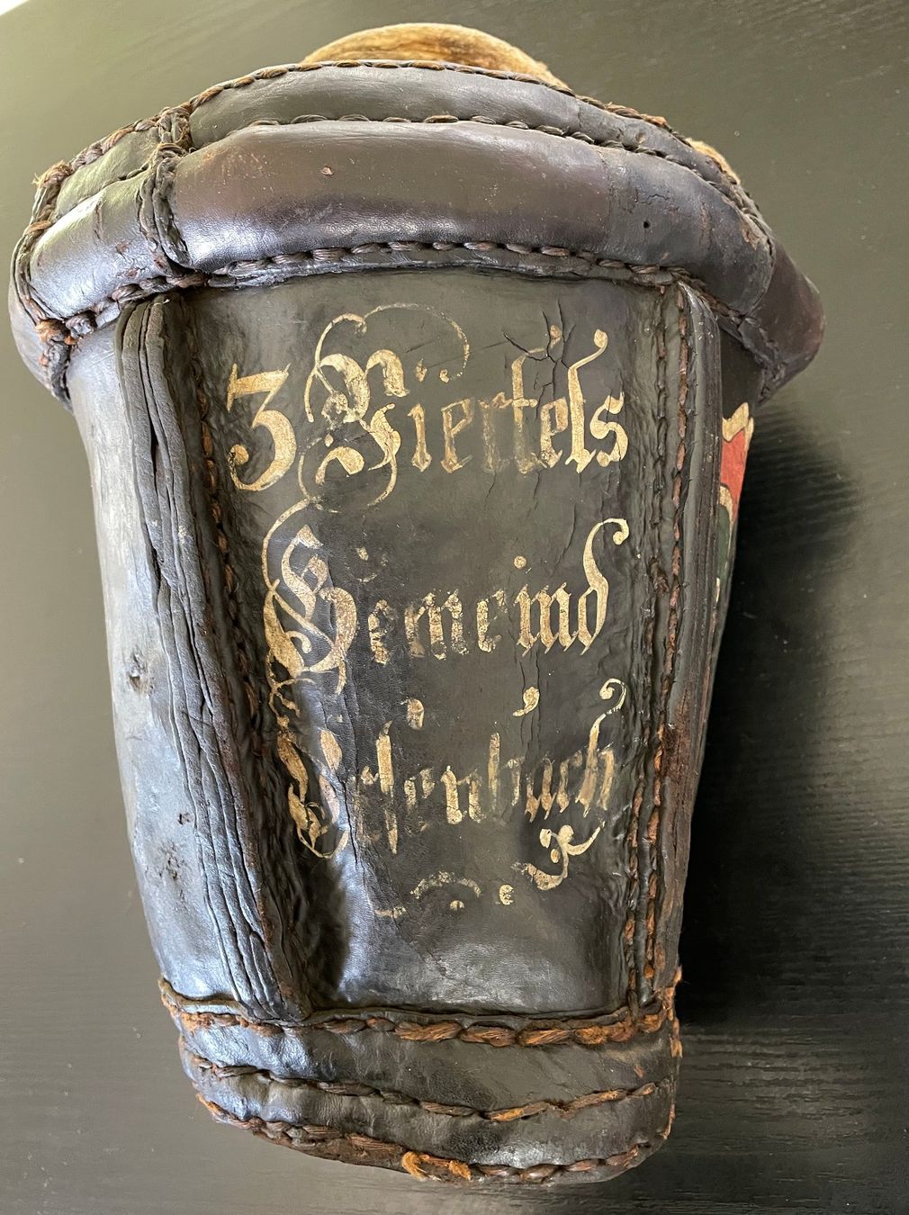 Sonstiges für Haushalt & Wohnen: Löscheimer 1817 Eimer Leder Feuerwehr Erlenbach antik Deko – Gebraucht aus Oftringen von noreply 8