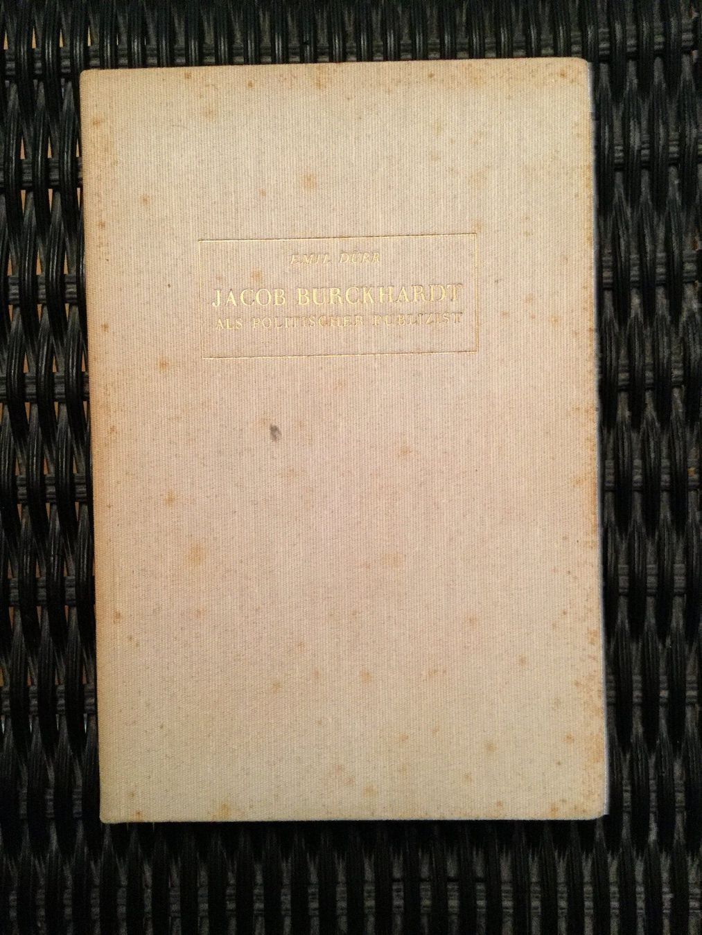 Dischi in vinile: Jacob Burckhardt als polit. Publizist – Usato da Luzern venduto da Einh0rn