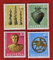 PRO PATRIA SATZ 154 - 157 1972** POSTFRISCH