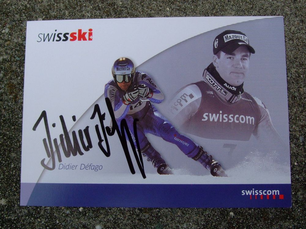 DIDIER DÉFAGO (CH) AUTOGRAMMFOTO ! Kaufen auf Ricardo