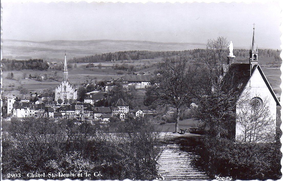 Cartes postales: CHÂTZEL St. DENIS, et le Cé – D'occasion à Les Verrières par Scampi0