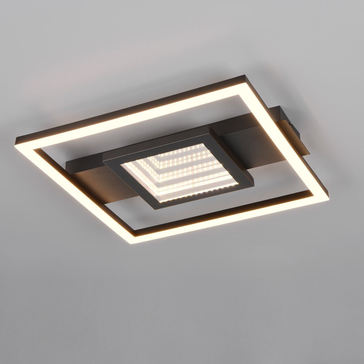 Kronleuchter & Deckenlampen: LED Deckenleuchte Schwarz, 35 cm x 33 cm – Neu (gemäss Beschreibung) aus Kreuzlingen von Smart-Light