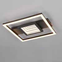 LED Deckenleuchte Schwarz, 35 cm x 33 cm