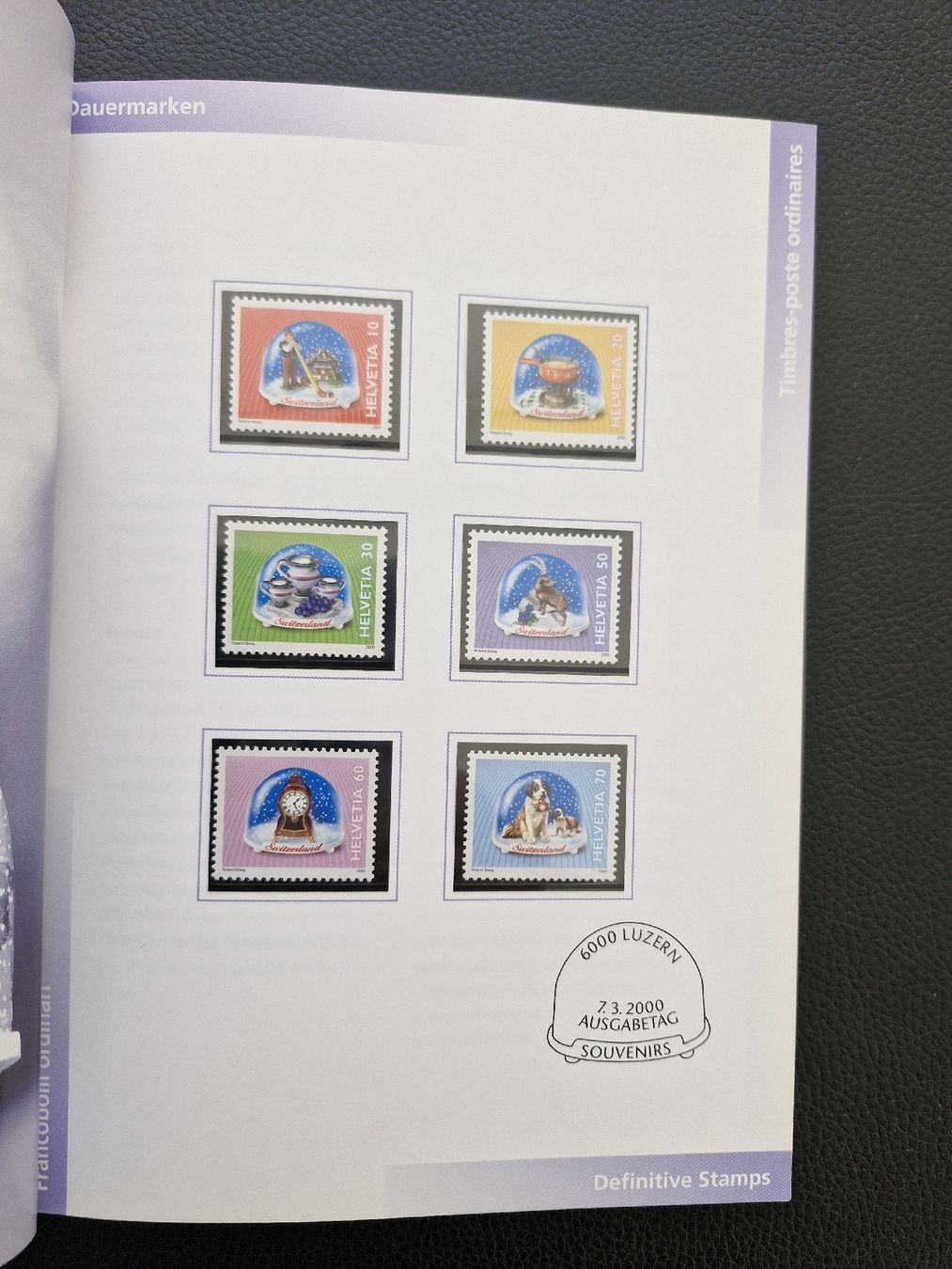 Alle Briefmarken: Schweizer Jahres Buch 2000 , postfrisch – Neu (gemäss Beschreibung) aus Frauenfeld von Kasico 4