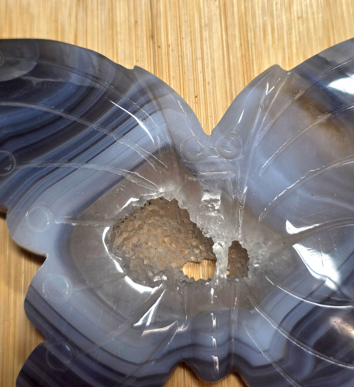 Minerali & Pietre curative: Achat Schmetterling 247g – Nuovo e nell'imballaggio originale da Matzingen venduto da Shay_Crystalz 1