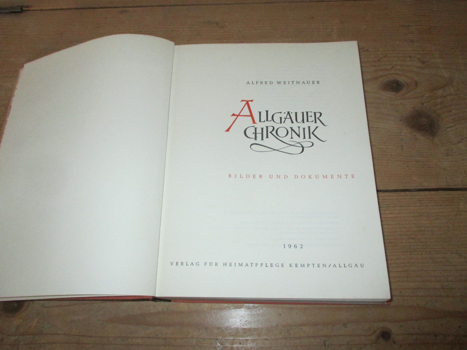 Libri: Allgäuer Chronik – Usato da Flims - Dorf venduto da Stagediver 1
