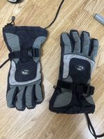 Gants de ski Quiksilver noirs et gris état correct