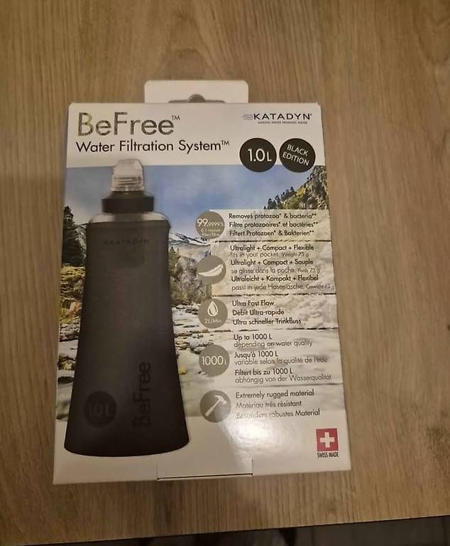 Borracce & Thermos: Katadyn BeFree 1.0L - Black Edition – Usato da Winterthur venduto da Neuesim