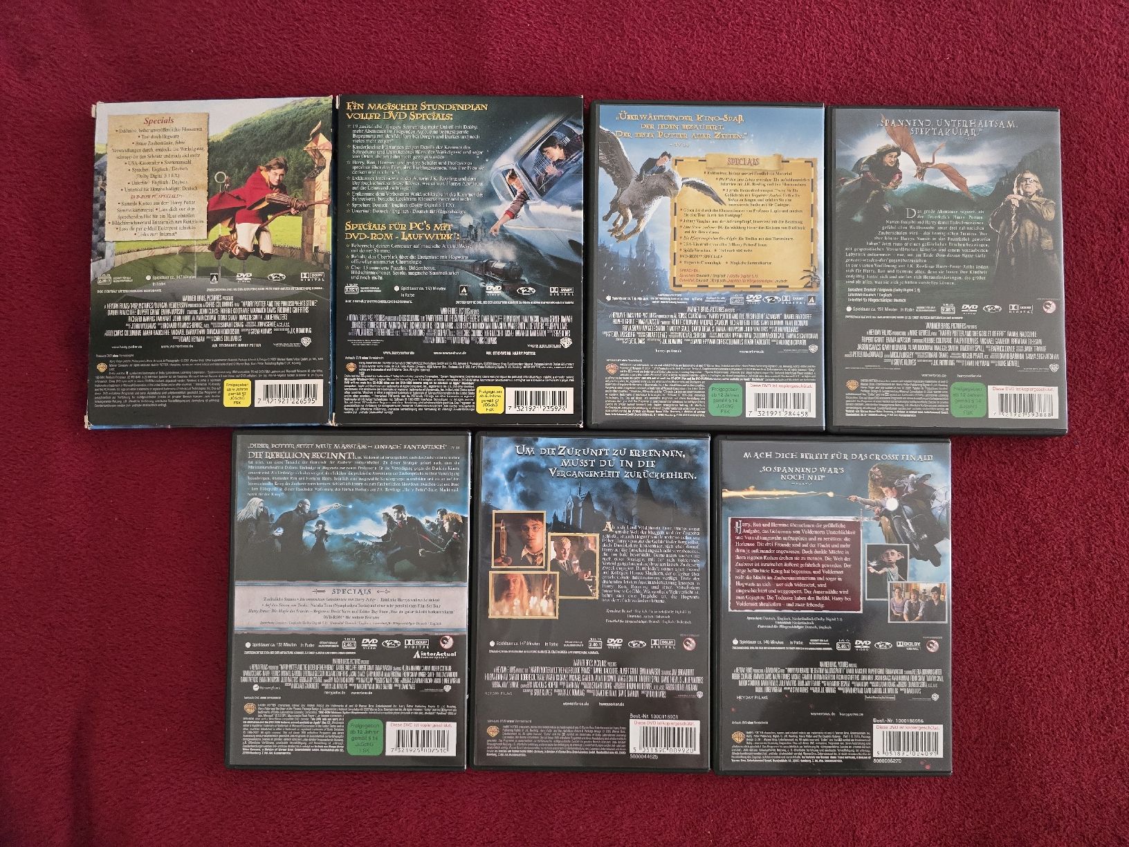 Tutti i DVDs: Harry Potter DVD Kollektion komplett  – Usato da Zug venduto da nic_wlj8 1
