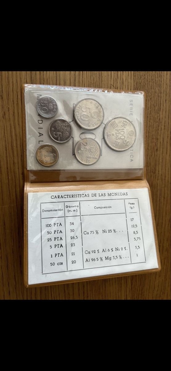 Alle Münzen: Mundial '82 Spanien Münzsammlung Serie Numismatica – Gebraucht aus möhlin von Caja1 1