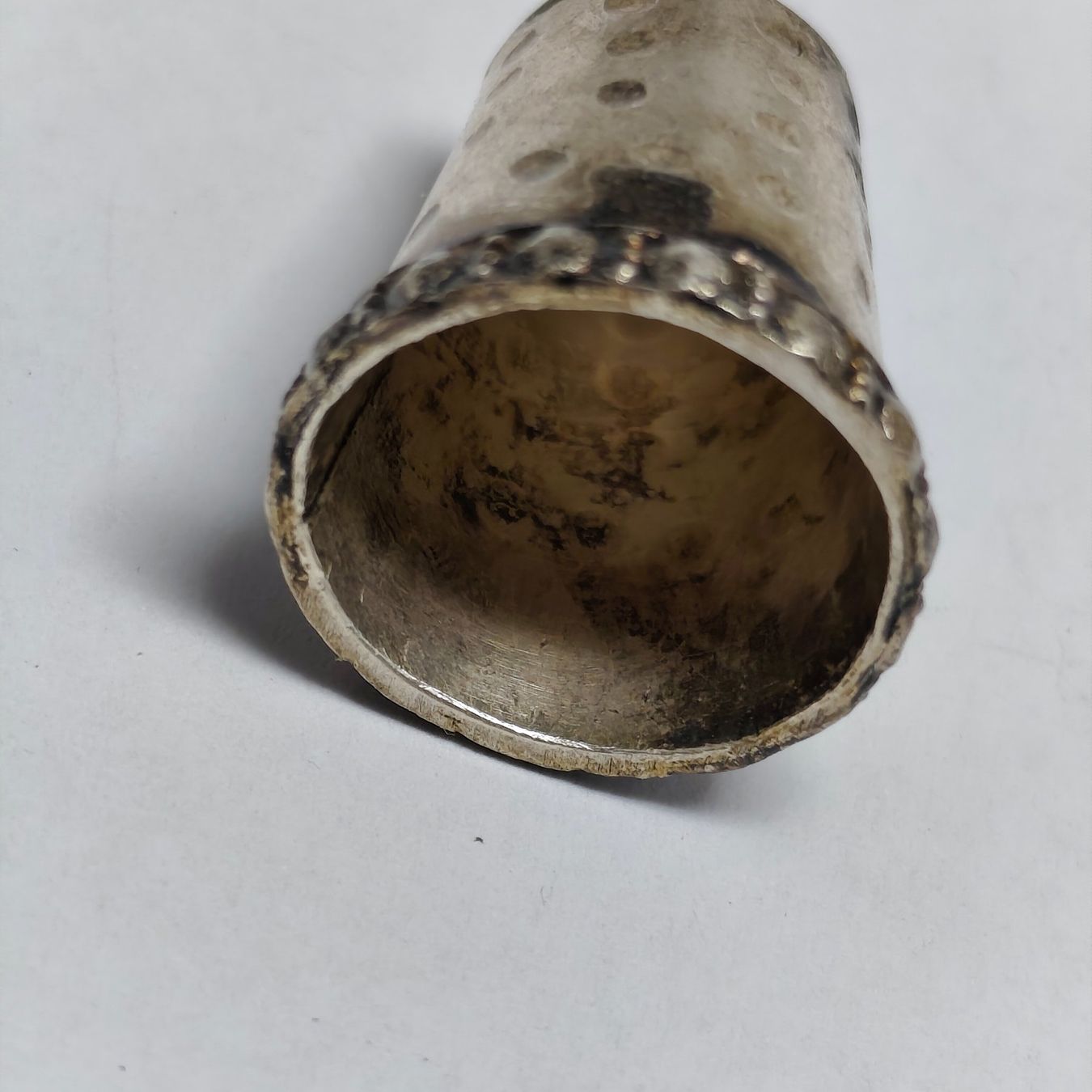 Ditali: Vintage Fingerhut aus silver silber, #A5 – Usato da Châtelaine venduto da Tropic.Watch2 5