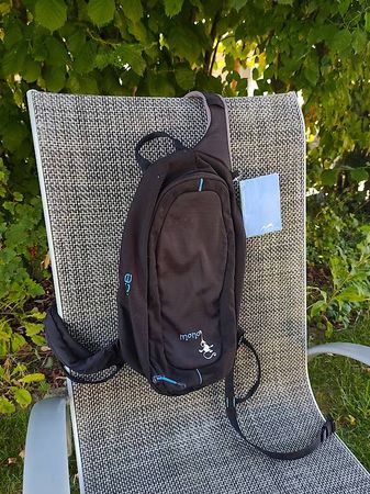 Neuer Rucksack Crossbag blue ice mono 7l