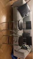 2x Stylish Grey Bar Stool - Modern Design, Great Condition!