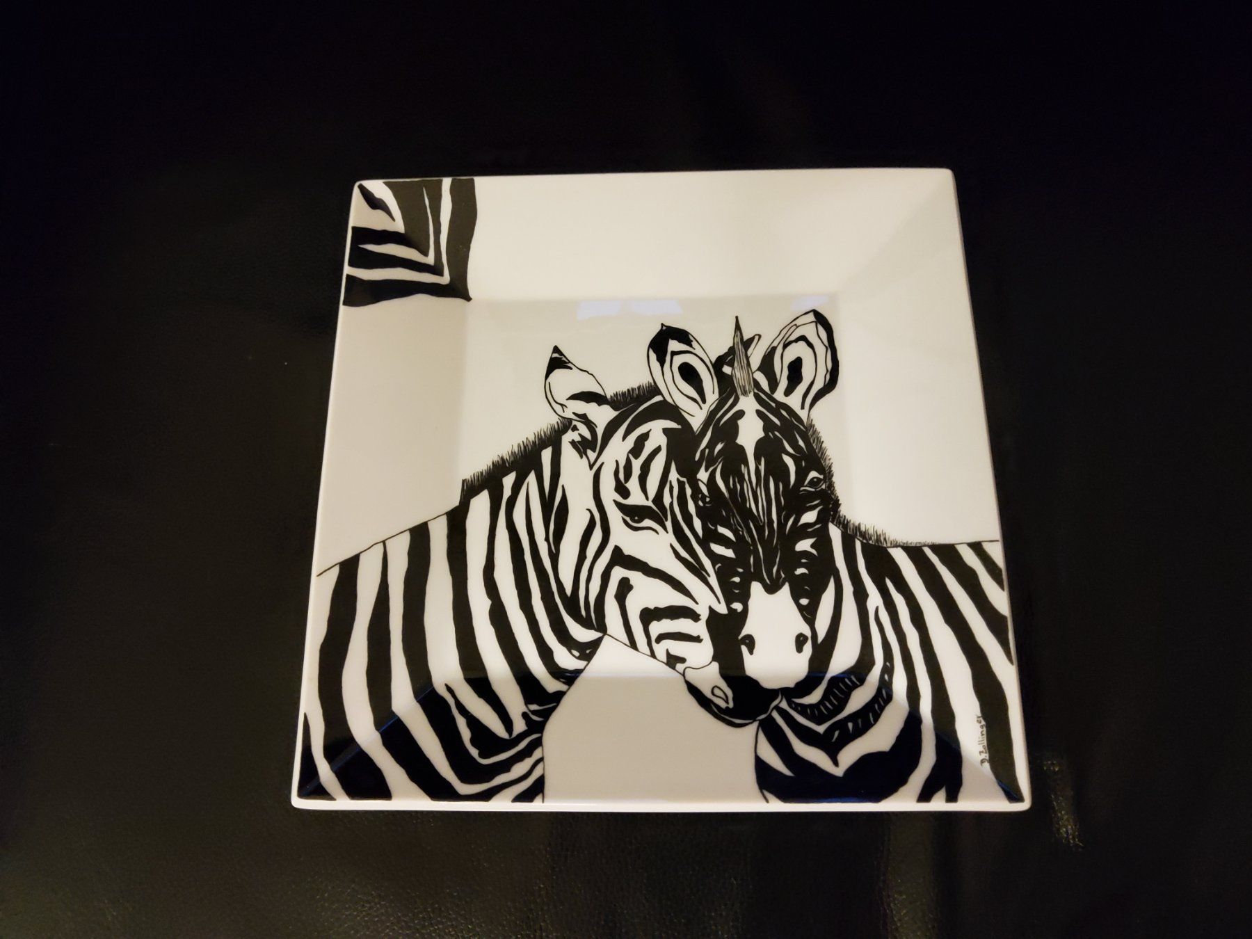 Teller: Teller Zebra – Gebraucht aus Bauma von Sun1973