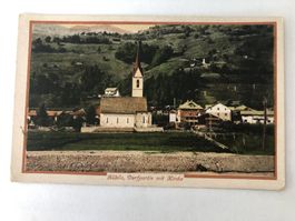 Ansichtskarte Küblis Dorfpartie mit Kirche  ALT