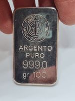 100 Gramm Silberbarren - Boggiali - 999.0