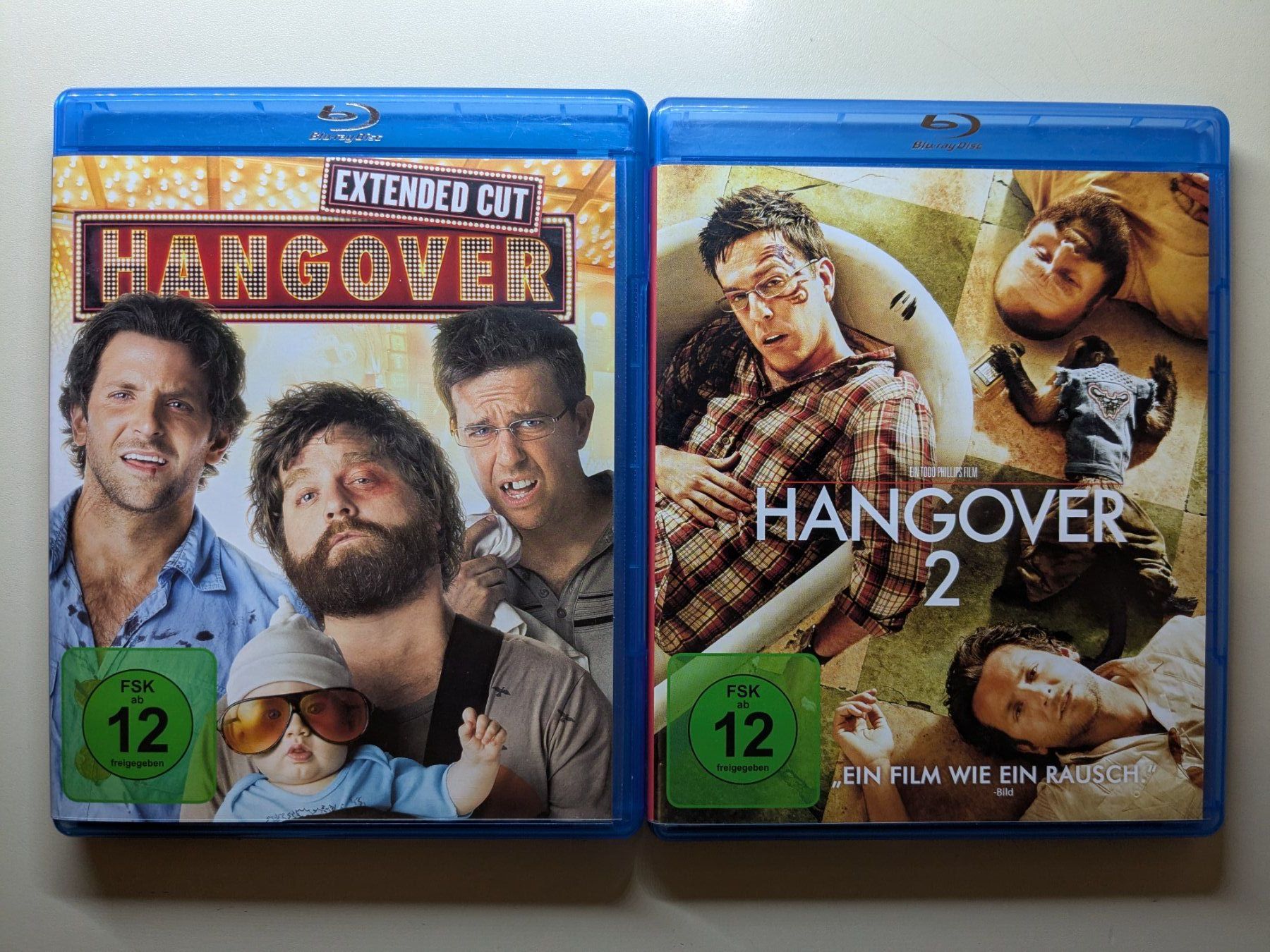 Alle DVDs: Hangover 1&2 [2 Blu-rays] – Gebraucht aus Port von gecotom