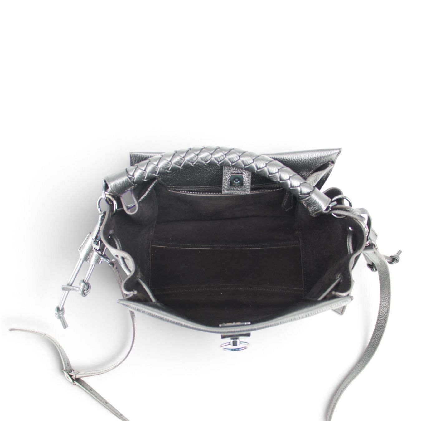 Mulberry Sacs femmes: Mulberry Small Iris Two-way schwarz metallic – D'occasion à Binningen par Designerlabels 4