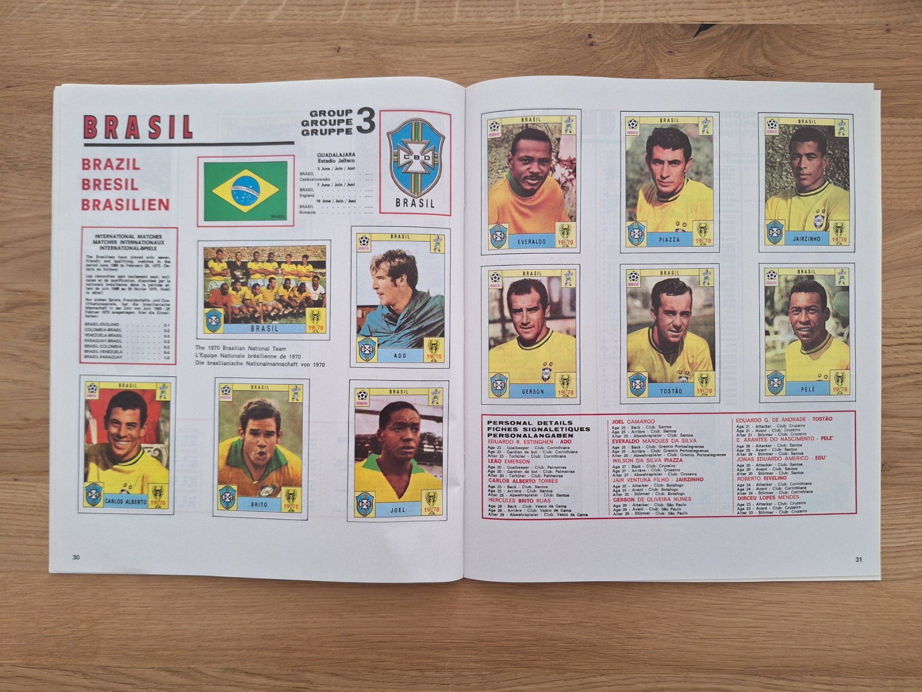 Panini Albums: PANINI WORLD CUP 1970 – D'occasion à St. Gallen par Matrix023 5
