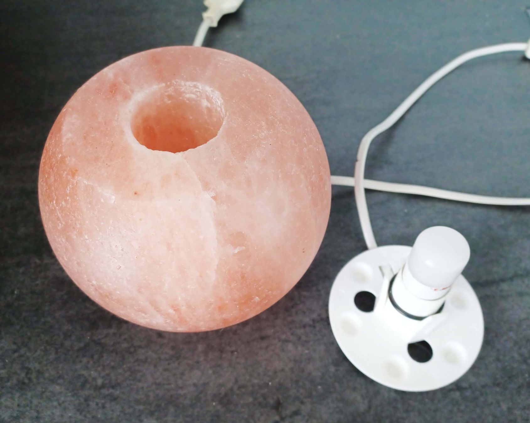 Lampade: Salzkristall-Lampe Kugel – Usato da Niederrohrdorf venduto da Papillon_47 3