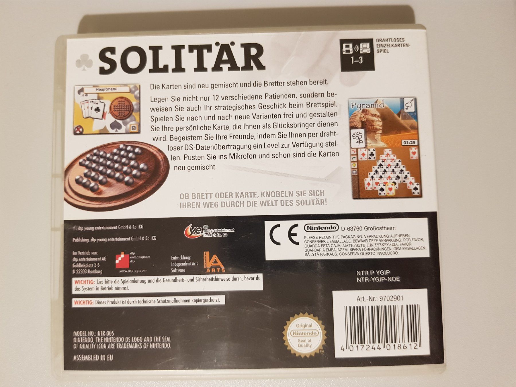 Nintendo Giochi: Solitär /DS – Usato da Münchenstein venduto da 2DGames 1