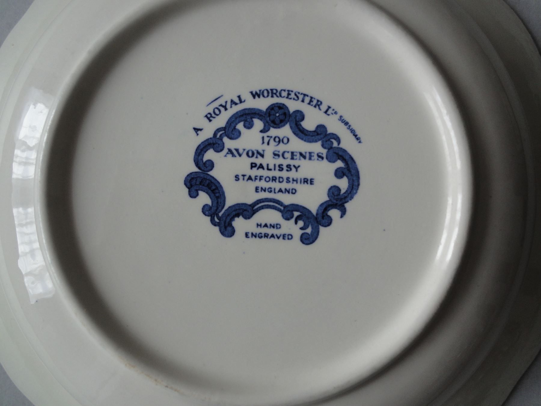 Ciotole: 1 Schüssel - Royal Worcester - blau – Usato da Chur venduto da omonia 2
