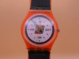 Swatch Gent Access "SKI PATROL" SKO100L, neue Batterie
