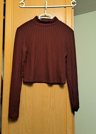 bauchfreies langarmshirt