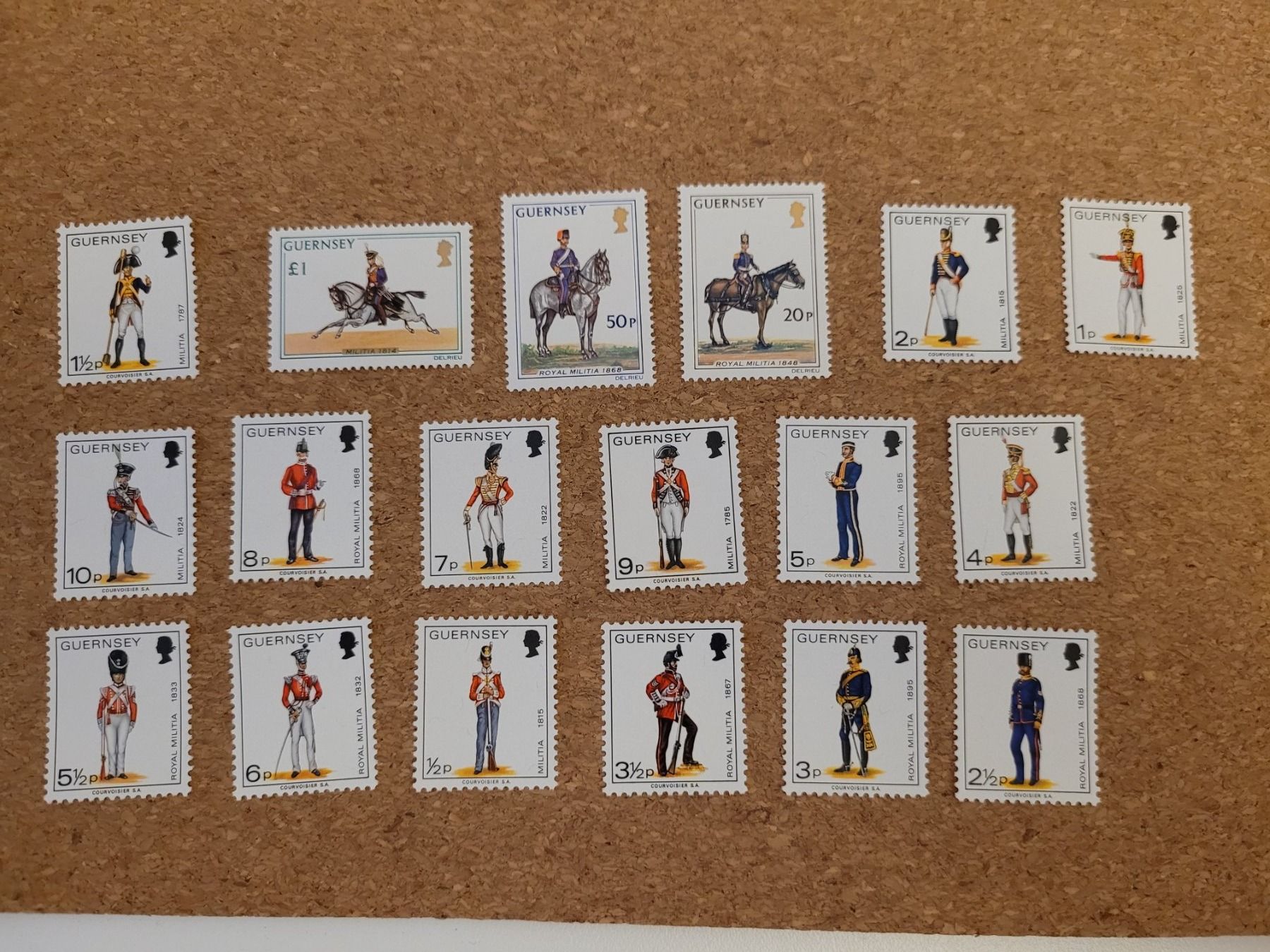 Tutti i francobolli: Briefmarken ungestempelt Guernsey – Usato da Inwil venduto da Flower2325