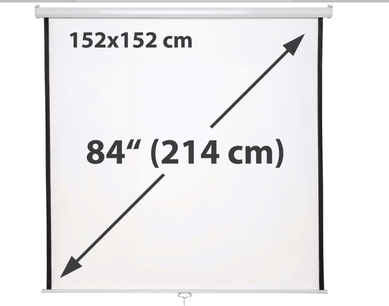 Videoprojektoren: Beamer Leinwand Rollo 152 x 152 cm – Neu (gemäss Beschreibung) aus Steinhausen von Retourenprofis 2