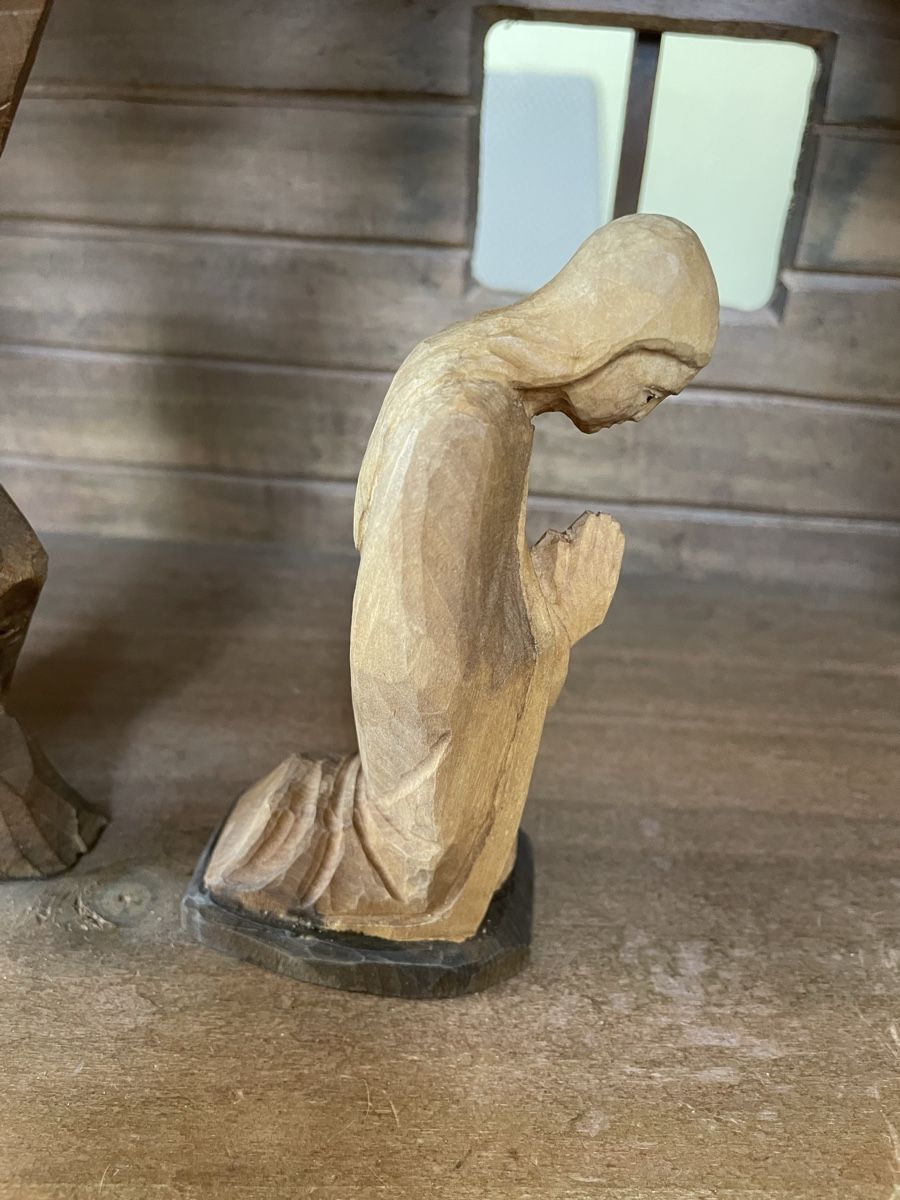 Statuette: Maria kniend E. Thomann Brienz – Usato da Flawil venduto da Naphtali 2