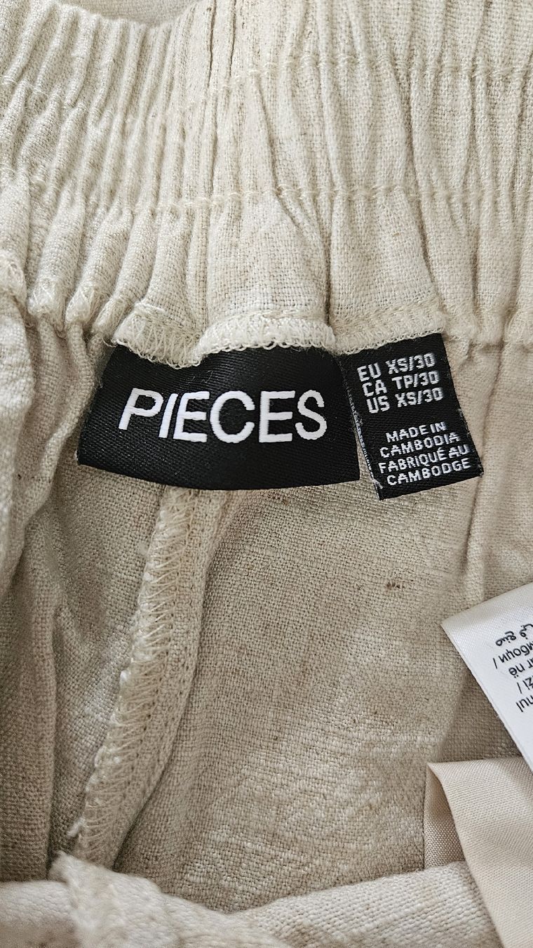 Pieces Hosen: Beige luftige Sommerhose Gr. XS – Neu (gemäss Beschreibung) aus Hettlingen von Leaena279 3
