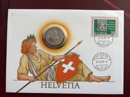 Pièce 2Fr. Helvetia 1988 - Exposition Philatélie! (50)