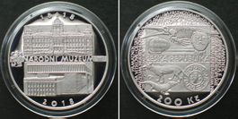 TSCHECHISCHE REPUBLIK 200 Korun 2018, Nationalmuseum, Silber