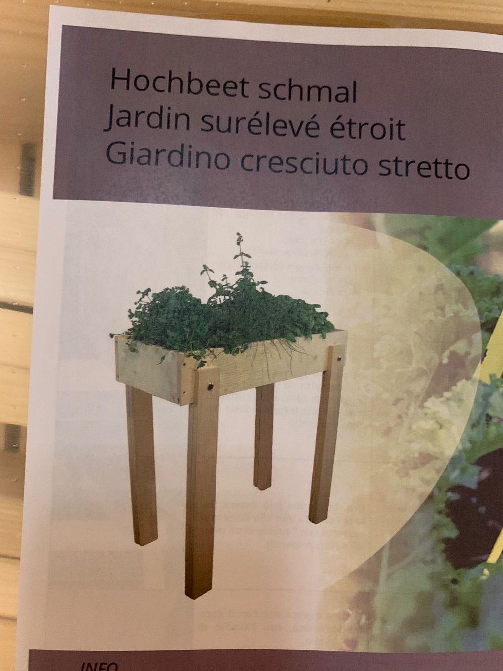 Vasi per fiori: Hochbeet schmal, Schweizer Fichte, Bausatz – Nuovo (secondo la descrizione) da Homberg b. Thun venduto da Treeart-1