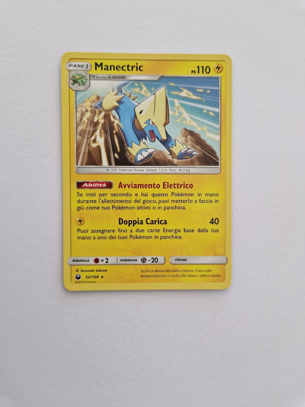 Pokémon Carte collezionabili: Manectric - Celestial Storm - ITA - Ab 1 – Usato da Romont FR venduto da raj_sjv9