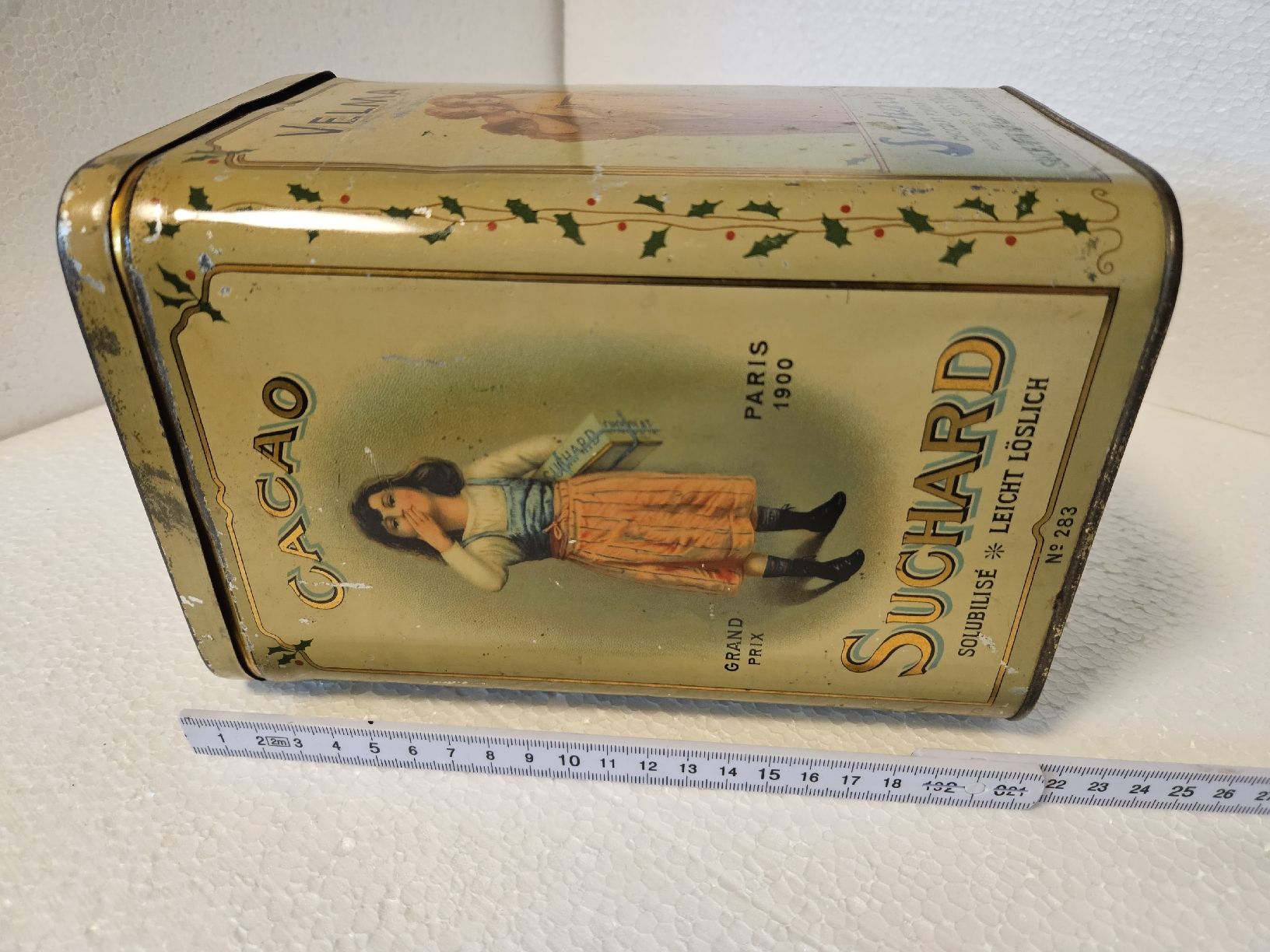Sonstiges zum Sammeln & Seltenes: Blechdose antik Cacao Suchard – Gebraucht aus Haslen GL von Sandra40 5