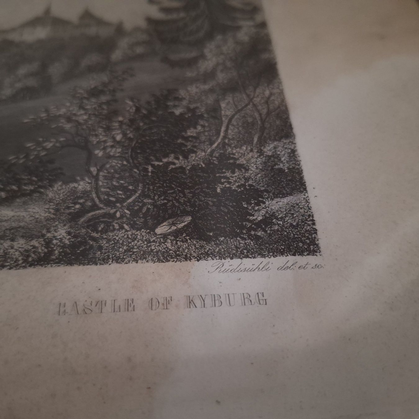 Poster & Bilder: Altes Bild Kyburg im Rahmen – Gebraucht aus Winterthur von Goldpipau 5