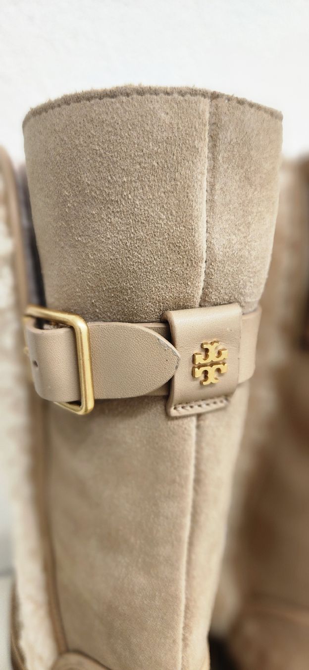 Tory Burch Herrenschuhe: Tory Burch Lammfell Stiefel Gr. 37 NEU! – Neu und originalverpackt aus Wollerau von CH8832 2