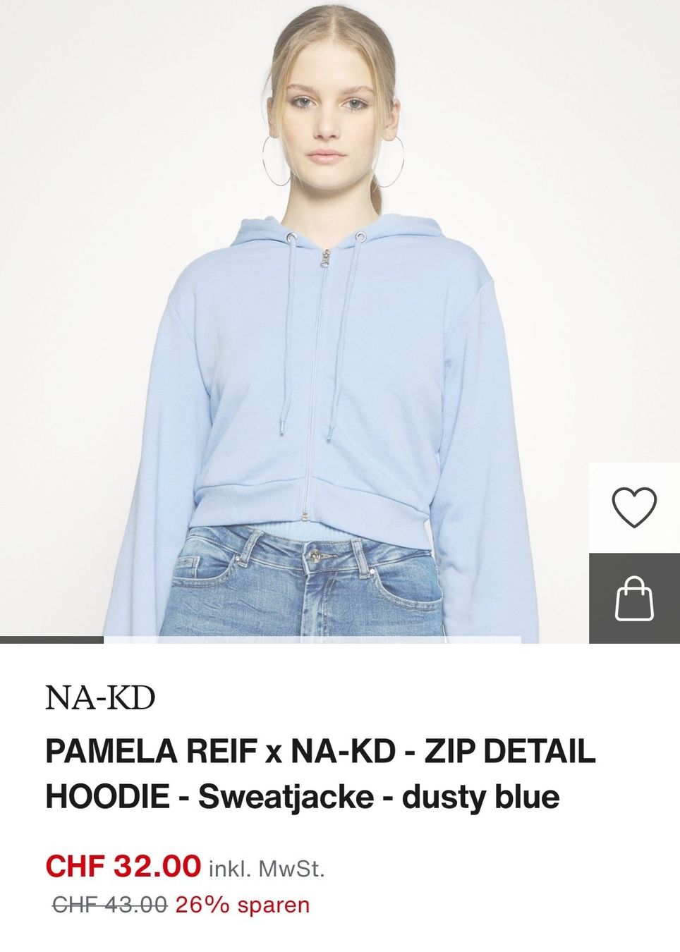 Na-kd Jacken: NA-KD Hoodie-Sweatjacke – Gebraucht aus Biel/Bienne von M.D.C 5