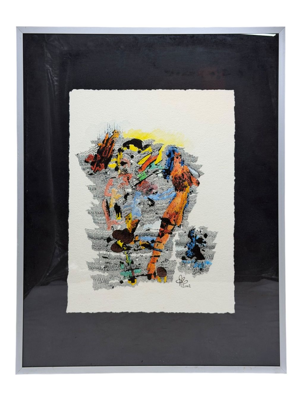 Dipinti: François Trivelli "Lévitation" 2002 dessin original – Usato da Morges venduto da vintiques 8