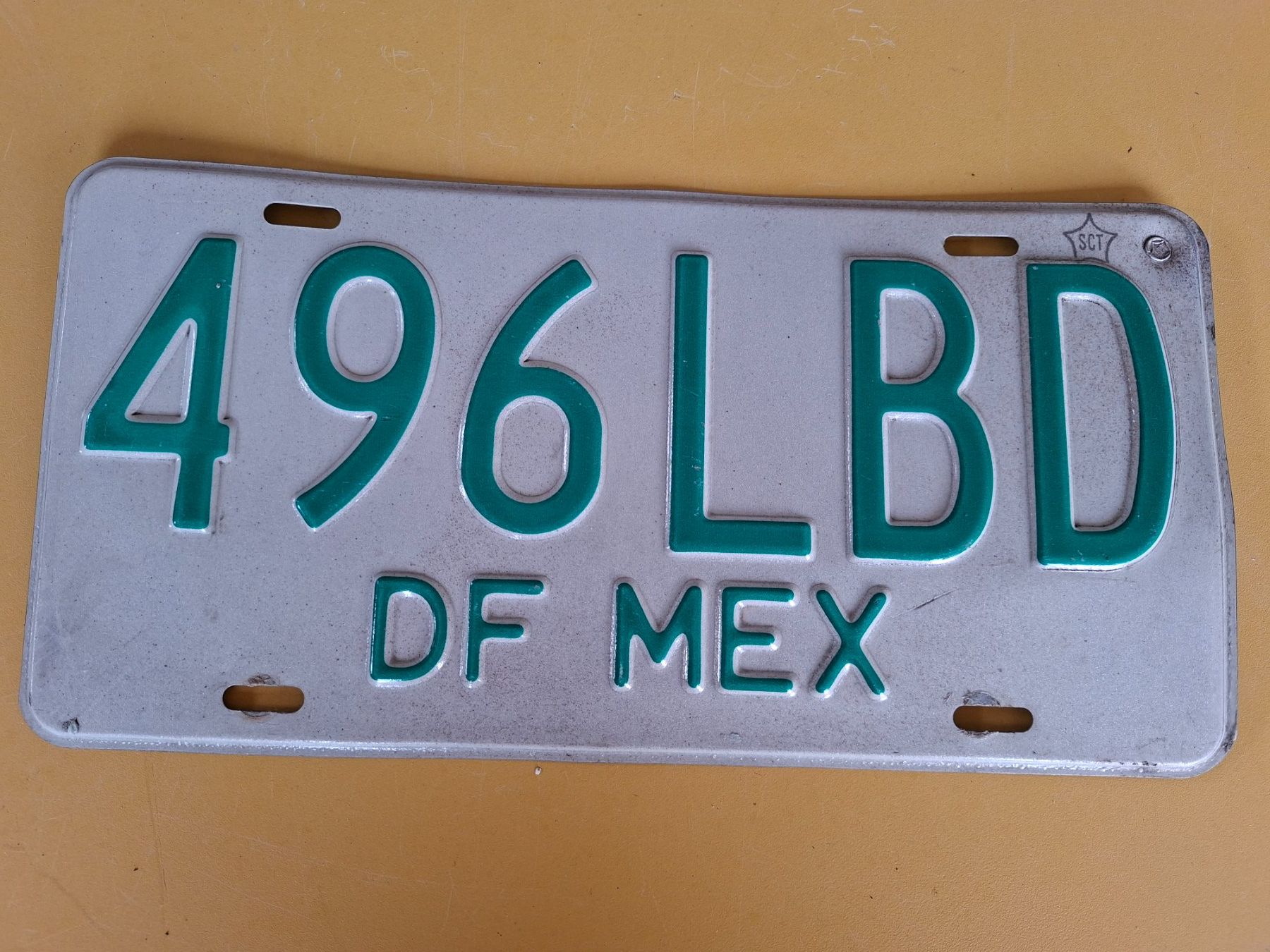 Ecriteaux: Nummernschild 496LBD DF MEX – D'occasion à Ehrendingen par CHMEX