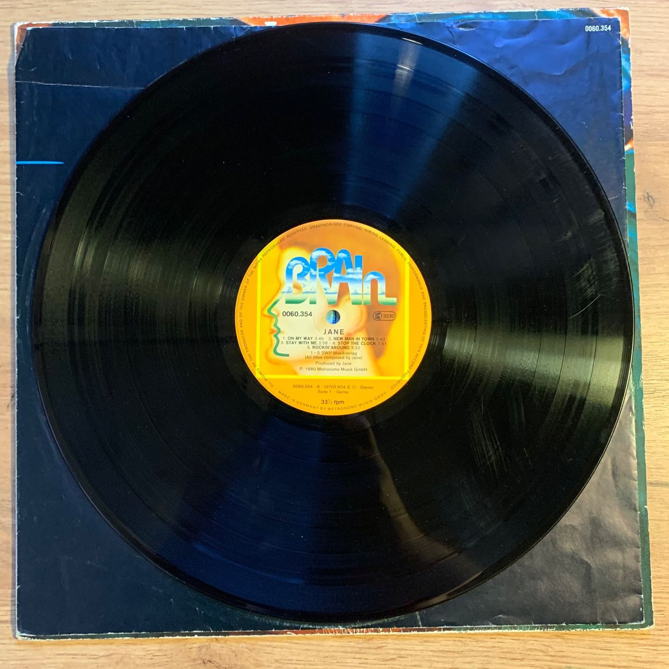 Dischi in vinile: JANE - JANE...OG GER 1980...VG/VG – Usato da Gals venduto da Diskopatshop 2