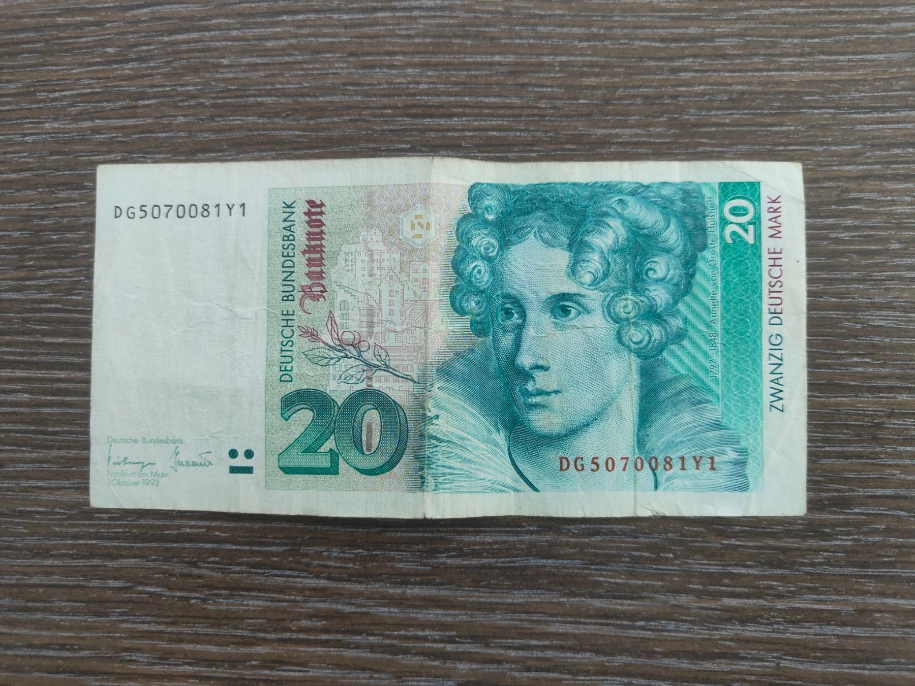 Banconote: Deutschland 20 Mark 1993 !!!!!! – Usato da Flaach venduto da Lonzo99