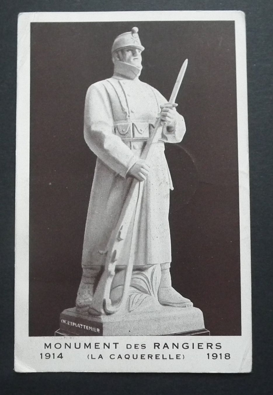 Tutti i francobolli: 1924 Flugpost Karte  mit "Fritz"  Monument des Rangiers – Usato da Kriens venduto da WULLU99 1